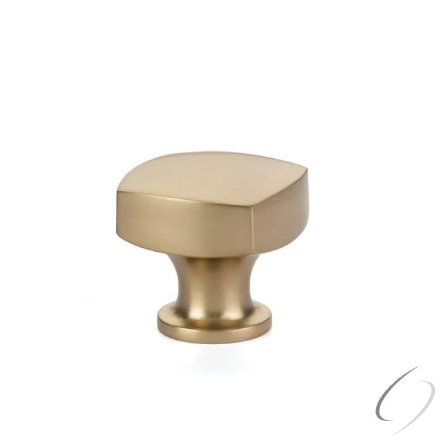 Emtek, 1-1/4" Freestone Cabinet Knob Satin Brass Finish