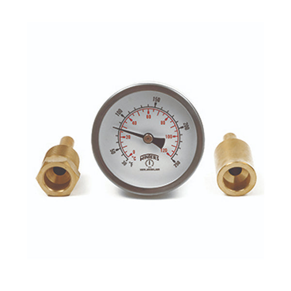 Rehau, 260967- - Thermometer with 3/4" Solder Well Fitting