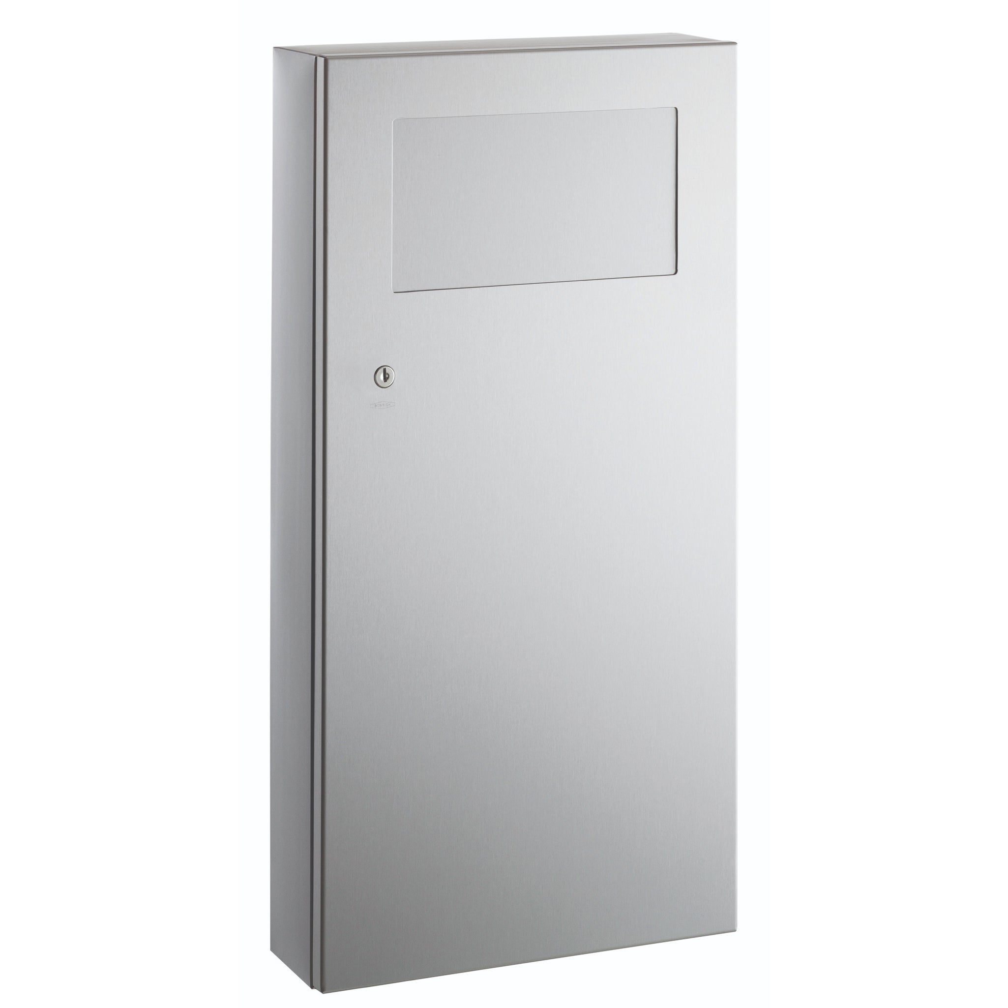 Bobrick, Bobrick 35639 - Surface-Mounted Waste Receptacle with Disposal Door in Satin Stainless Steel