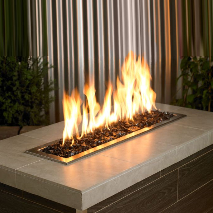 American Fire Glass, CG-ONYX-M-10-J - Onyx Recycled Medium Fire Pit Glass