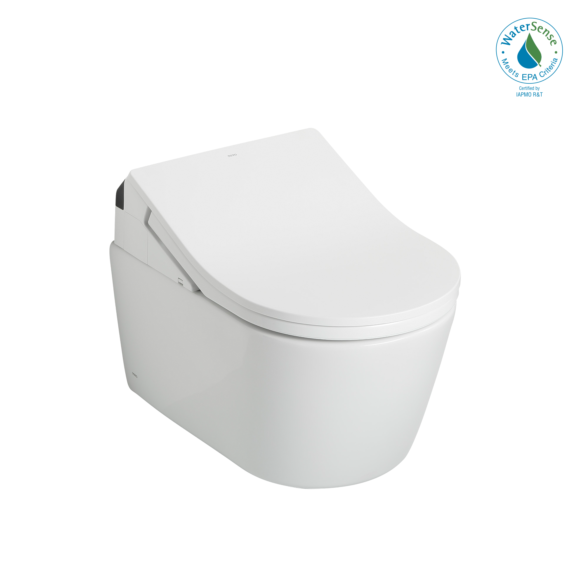 Toto, CWT4474047CMFGA#MS - WASHLET+ RP Wall-Hung D-Shape Toilet with RX Bidet Seat and DuoFit In-Wall