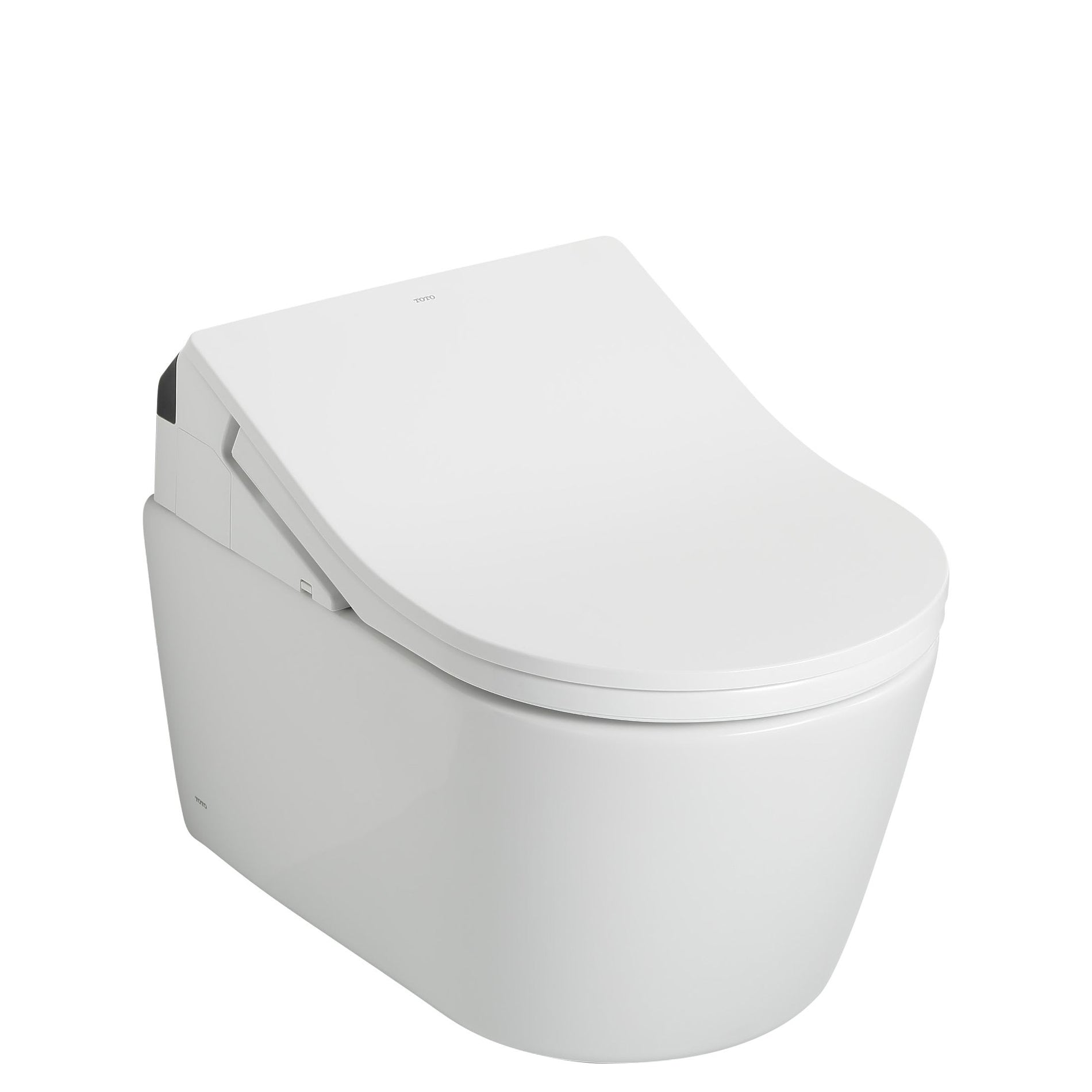 Toto, CWT4474047CMFG#MS - WASHLET+ AP Wall-Hung Elongated Toilet with S500e Bidet Seat and DuoFit In-