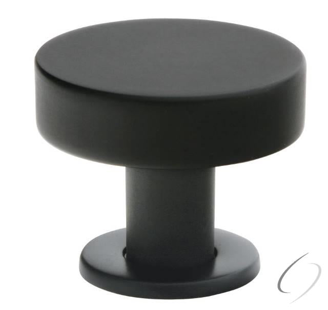 Emtek, Cadet 1-1/4" Cabinet Knob Flat Black Finish