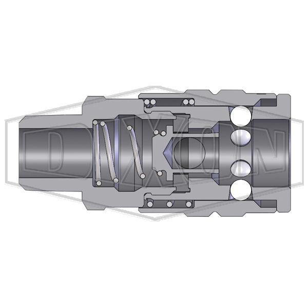 Dixon Valve, Dixon Valve 2FM2-S - F-Series Pneumatic Manual Male Threaded Coupler