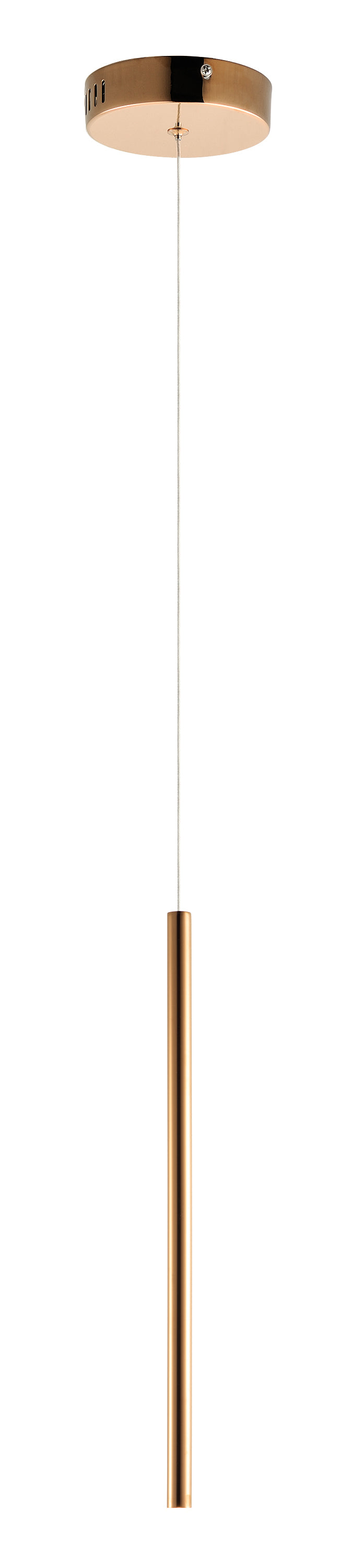 ET2, E10002-RG - Flute 24" Pendant - Rose Gold