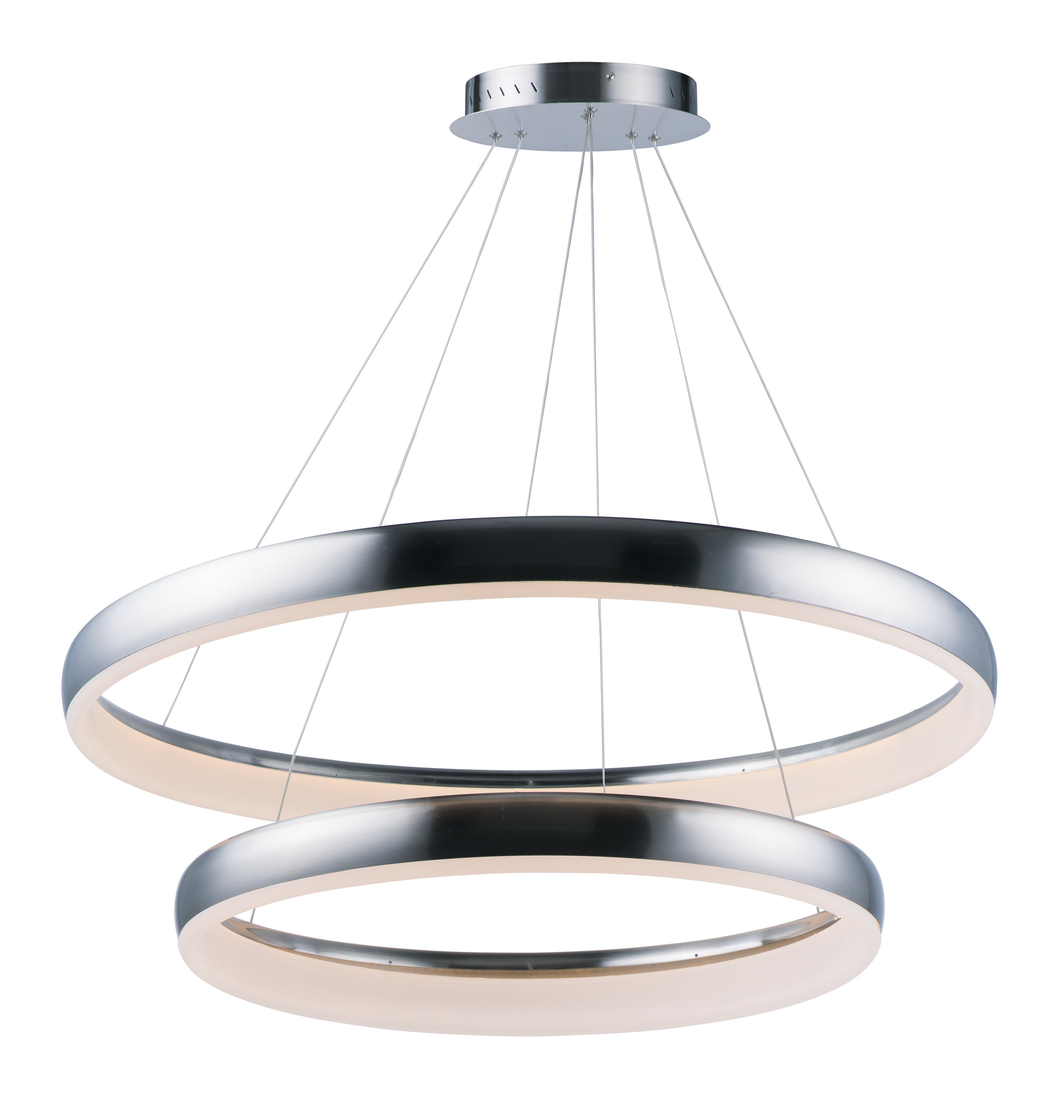 ET2, E10036-SN - 2 Light Innertube 32" Chandelier - Satin Nickel