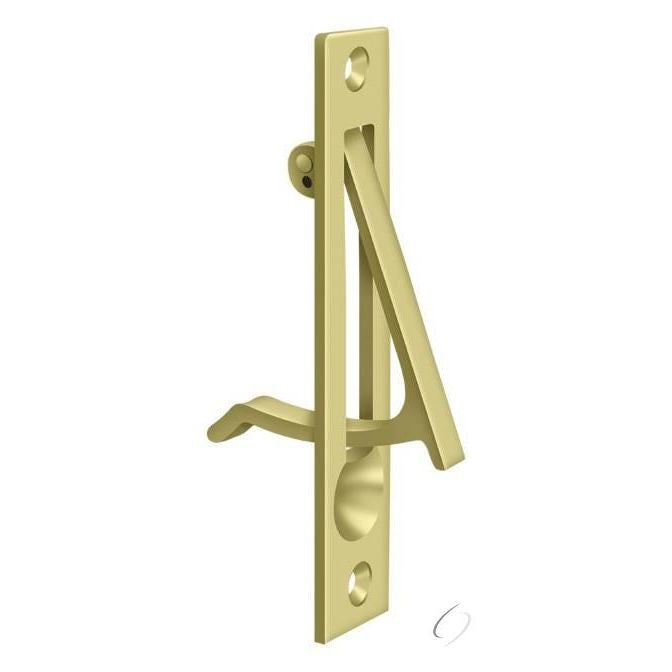 Deltana, EP475U3 Edge Pull; 4"; Bright Brass Finish