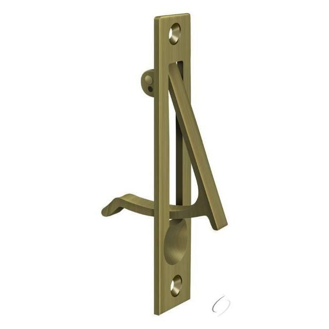 Deltana, EP475U5 Edge Pull; 4"; Antique Brass Finish