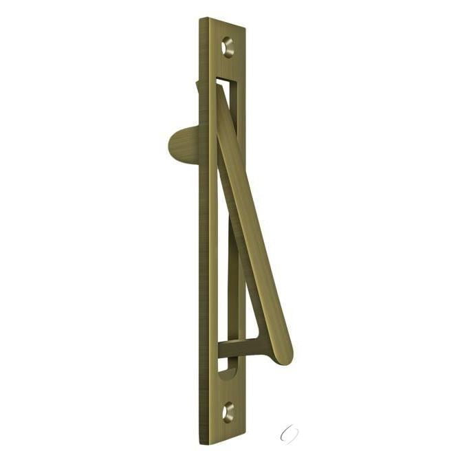 Deltana, EP6125U5 Edge Pull Heavy Duty; 6-1/4"; Antique Brass Finish