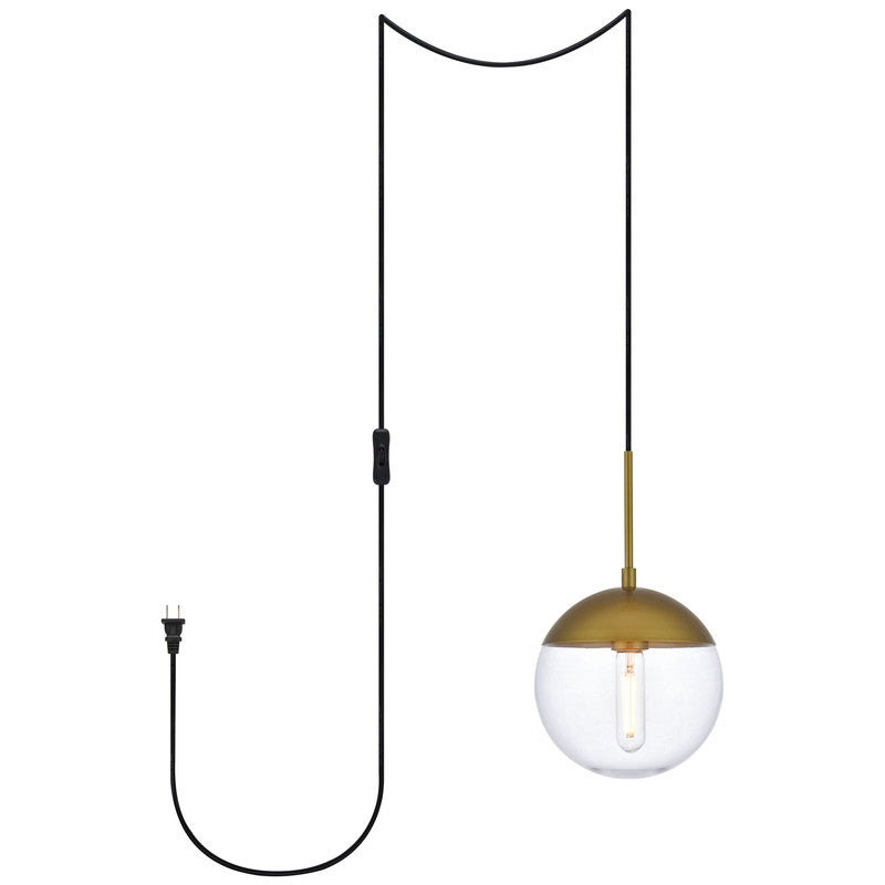 Elegant Decor, Eclipse 1 Light 8" Pendant