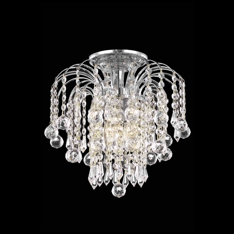 Elegant Decor, Elegant Lighting Addison 3 Light 12" Flush Mount