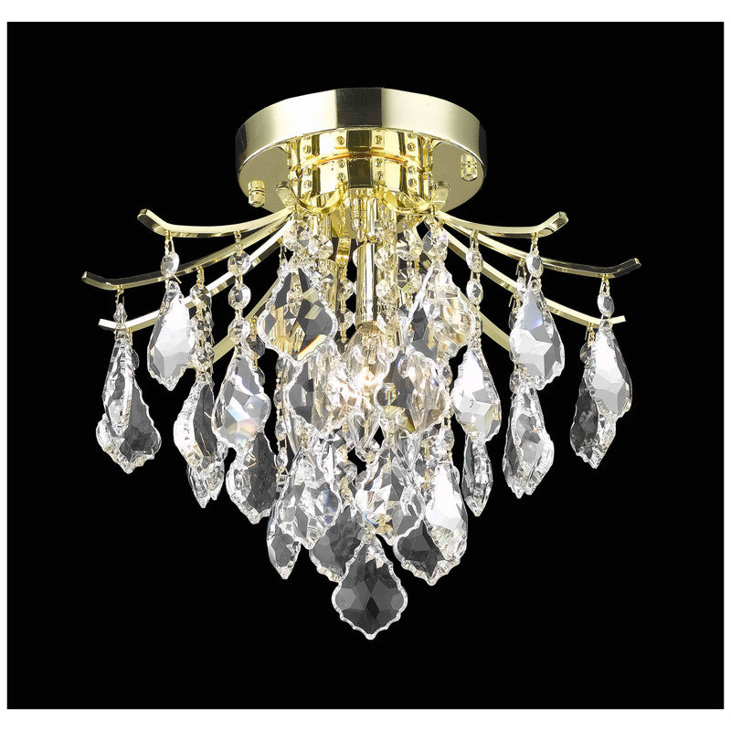 Elegant Decor, Elegant Lighting Amelia 3 Light 12" Flush Mount - LD8100F12