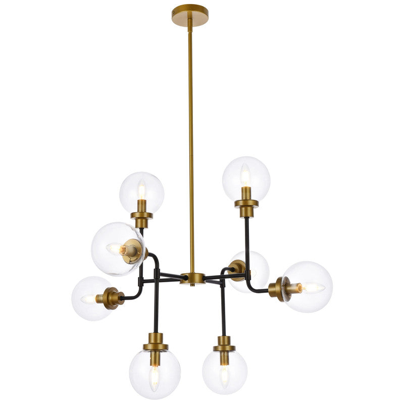 Elegant Decor, Elegant Lighting Hanson 8 Light 36" Chandelier