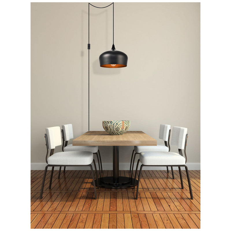 Elegant Decor, Elegant Lighting Nora 1 Light 12" Pendant