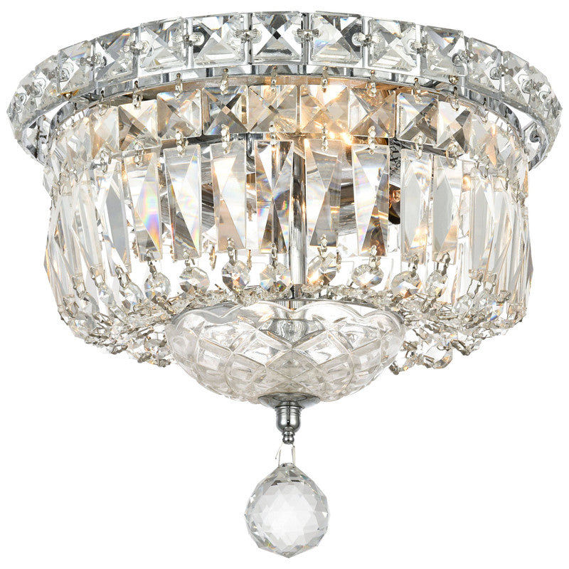 Elegant Decor, Elegant Lighting Wiley 4 Light 10" Flush Mount