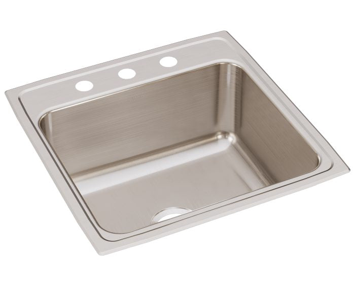 Elkay, Elkay DLR2222103 - Elkay Lustertone Classic Stainless Steel 22" x 22" x 10-1/8", Single Bowl Drop-in