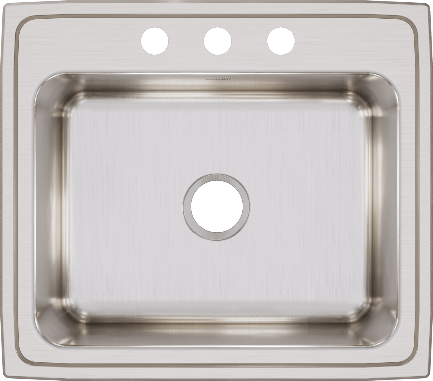 Elkay, Elkay DLR2522103 - Elkay Lustertone Classic Stainless Steel 25" x 22" x 10-3/8", Single Bowl Drop-in