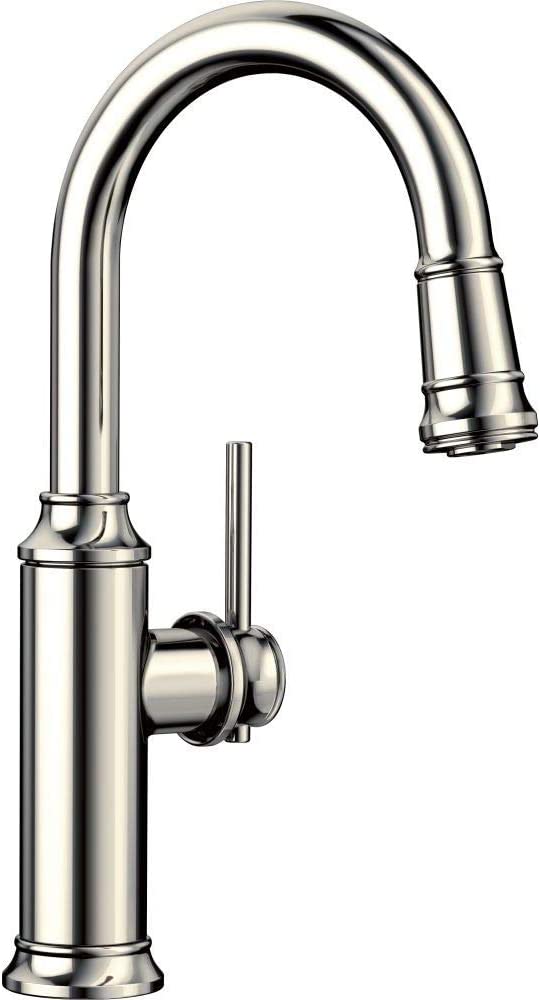 Blanco, Empressa Pull-Down Bar Faucet 1.5gpm- Polished Nickel