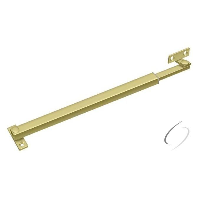 Deltana, FCA12U3 12" Friction Casement Adjuster; Bright Brass Finish