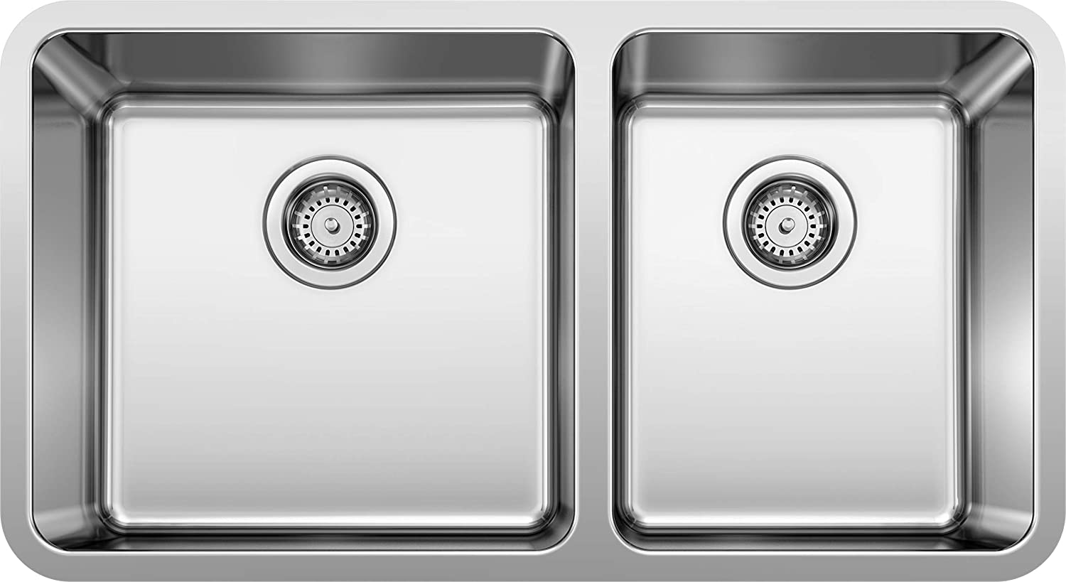 Blanco, Formera Double Bowl Undermount Kitchen Sink, 33" X 18"