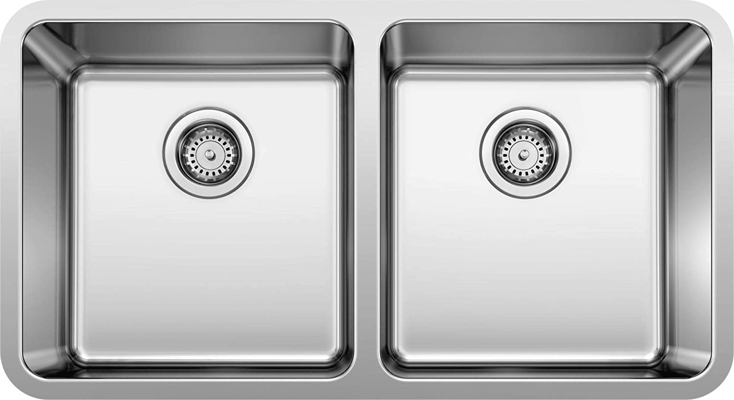 Blanco, Formera Equal Double Bowl Undermount Kitchen Sink, 33" X 18"