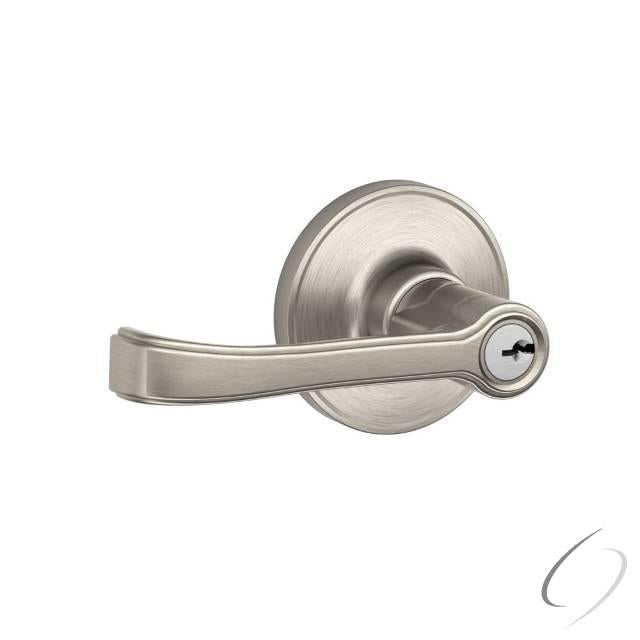 Schlage, J54TOR619 - J Series Torino Lever - Satin Nickel - Keyed Entry