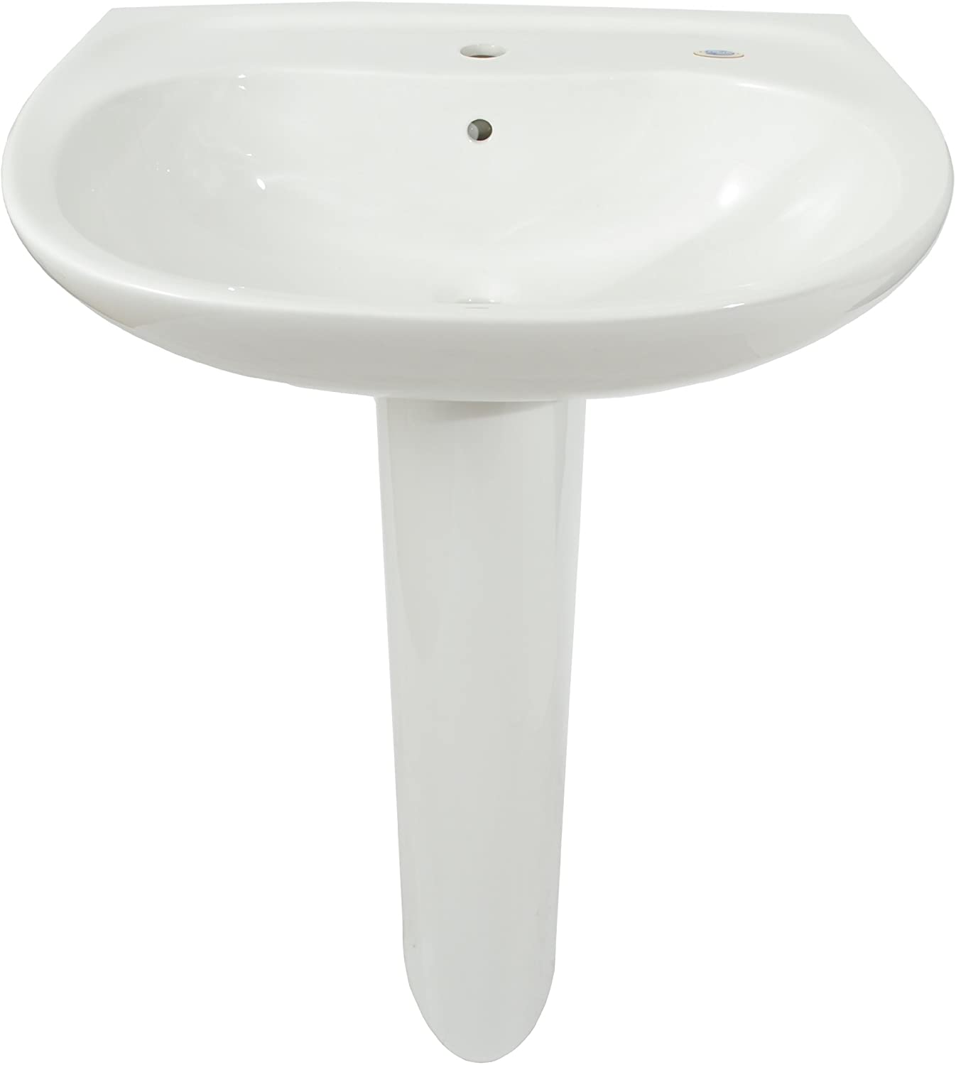 Toto, LPT242G#01 - Prominence Oval Basin Pedestal Sink - Single Hole - Cotton White