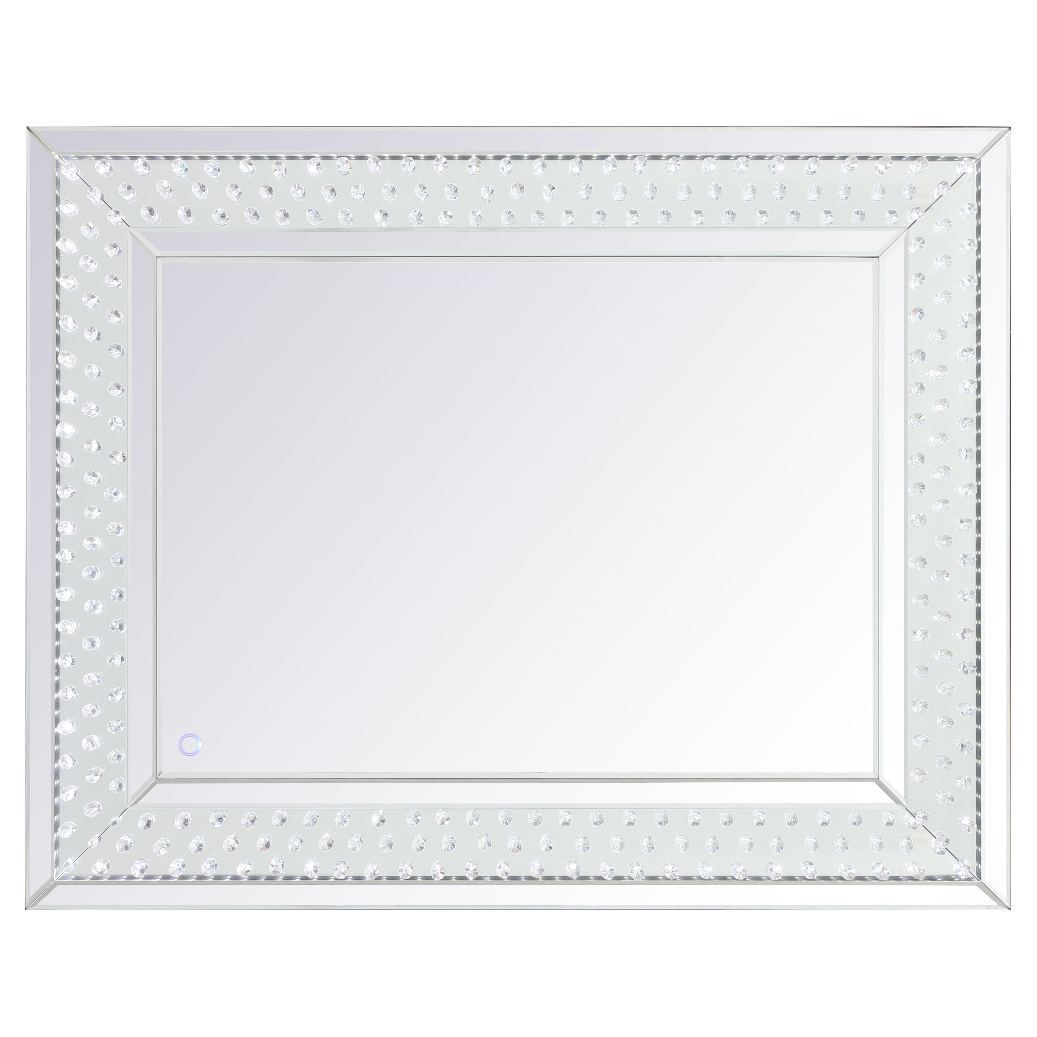 Elegant Decor, MRE93240 Raiden 32" x 40" LED Mirror - 5000K