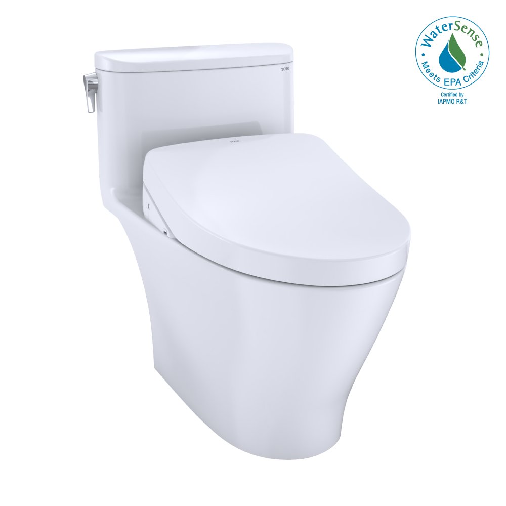 Toto, MW6423046CEFG#01 - WASHLET+ Nexus One-Piece Elongated 1.28 GPF Toilet with S500e Bidet Seat- Co