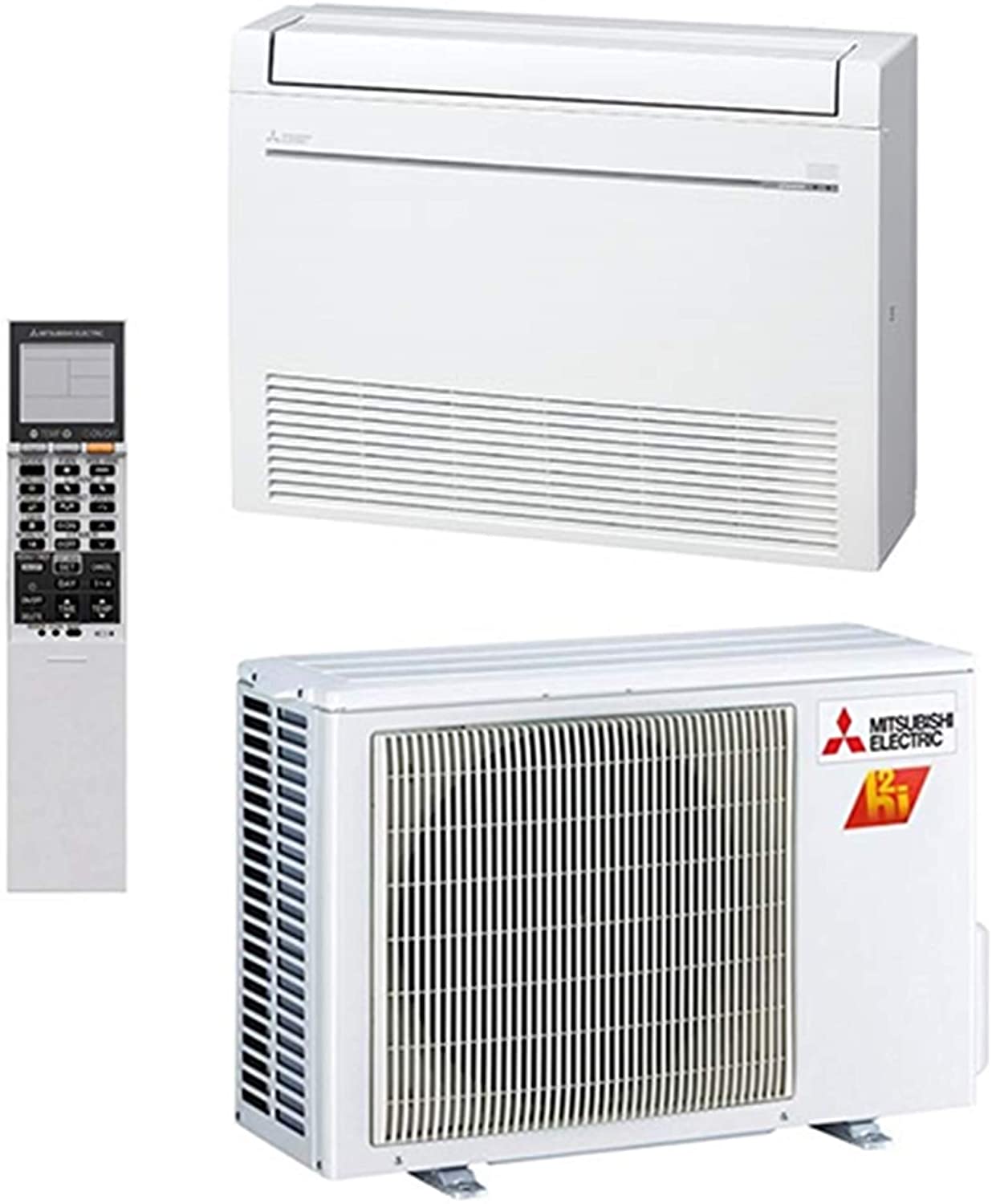 Mitsubishi, Mitsubishi MFZ-KJ09NA-U1 - Floor Mount Heat Pump Air Handler 9,000 BTU with wireless remote controll