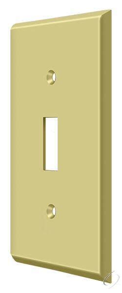 Deltana, SWP4751U3 Switch Plate; Single Standard; Bright Brass Finish