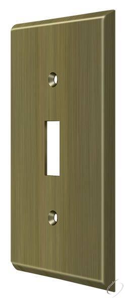 Deltana, SWP4751U5 Switch Plate; Single Standard; Antique Brass Finish