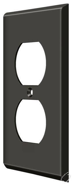 Deltana, SWP4752U10B Switch Plate; Double Outlet; Oil Rubbed Bronze Finish