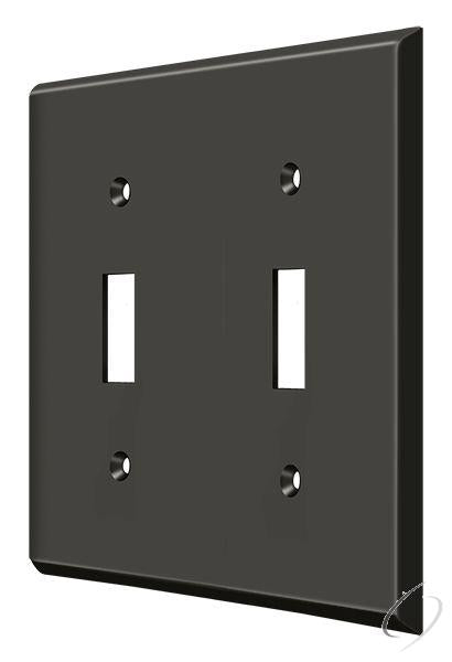 Deltana, SWP4761U10B Switch Plate; Double Standard; Oil Rubbed Bronze Finish