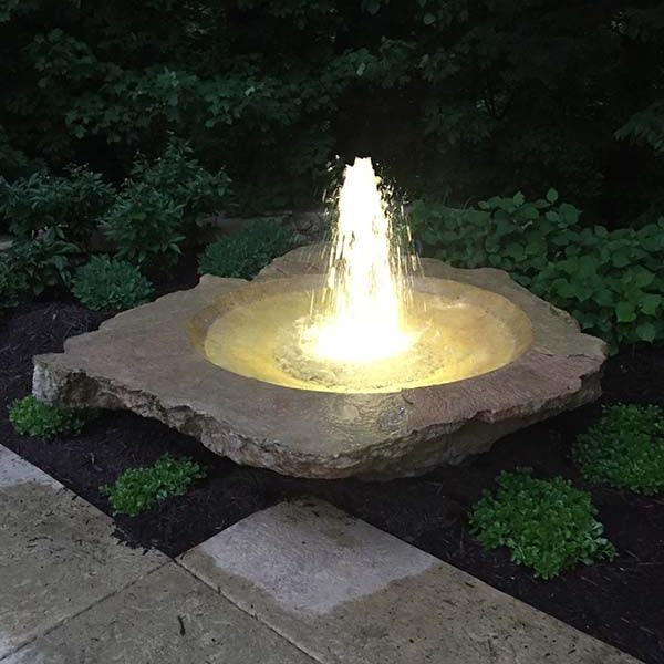 EasyPro, Submersible 12 volt LED Fountain light - 18 watt fits 2" PVC stand pipe