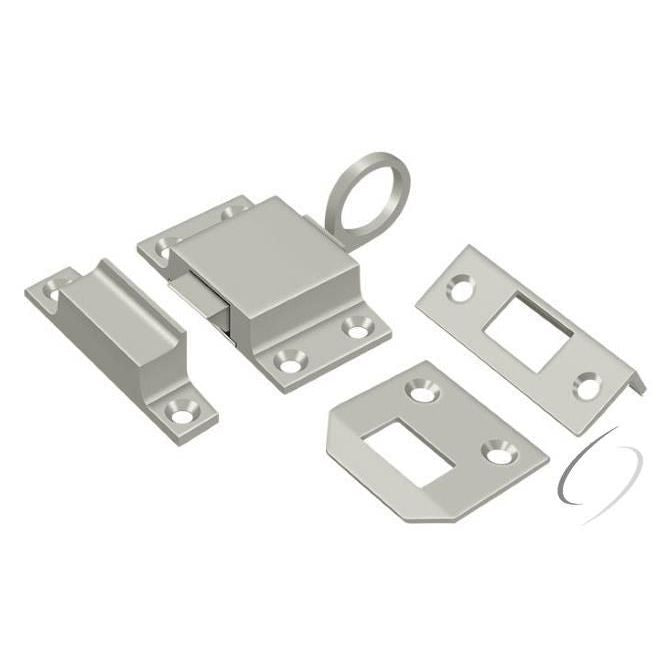 Deltana, TC80U15 Transom Catch; Satin Nickel Finish