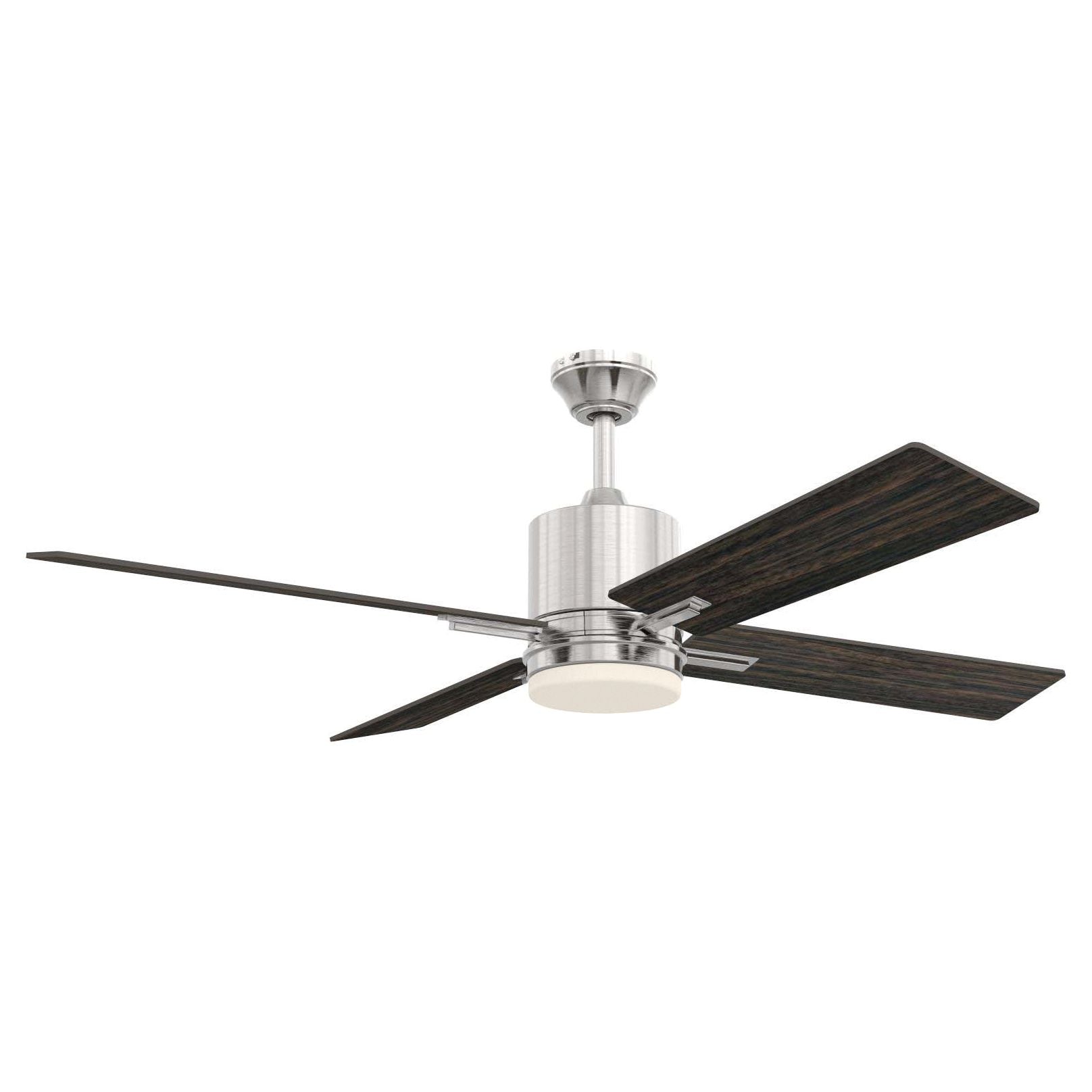 Craftmade, TEA52BNK4 - Teana 52" 4 Blade Ceiling Fan with Light Kit - Brushed Polished Nickel