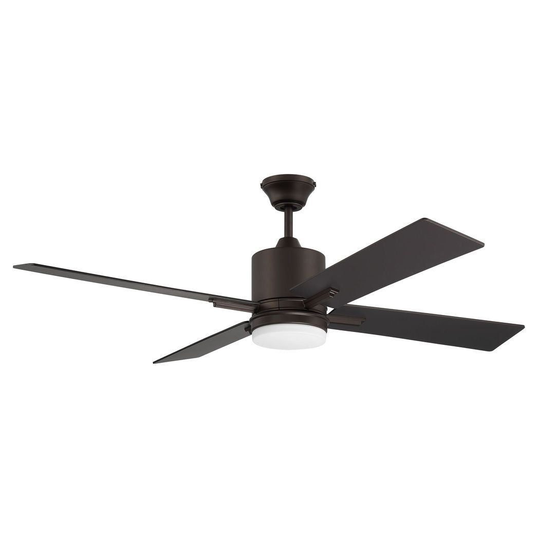 Craftmade, TEA52ESP4 - Teana 52" 4 Blade Ceiling Fan with Light Kit - Espresso