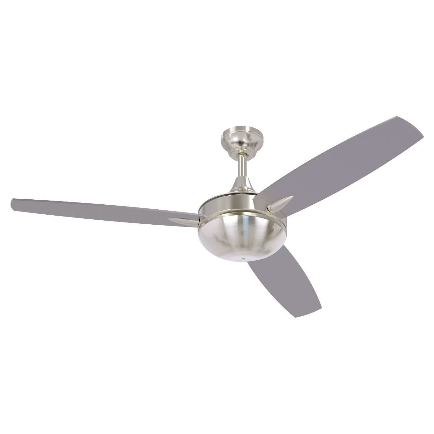 Craftmade, TG52BNK3-52BN - Targas 52" 3 Blade Ceiling Fan with Light Kit - Brushed Polished Nickel