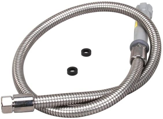 T&S Brass, T&S BRASS B-0044-H 44" Flexible Stainless Steel Hose