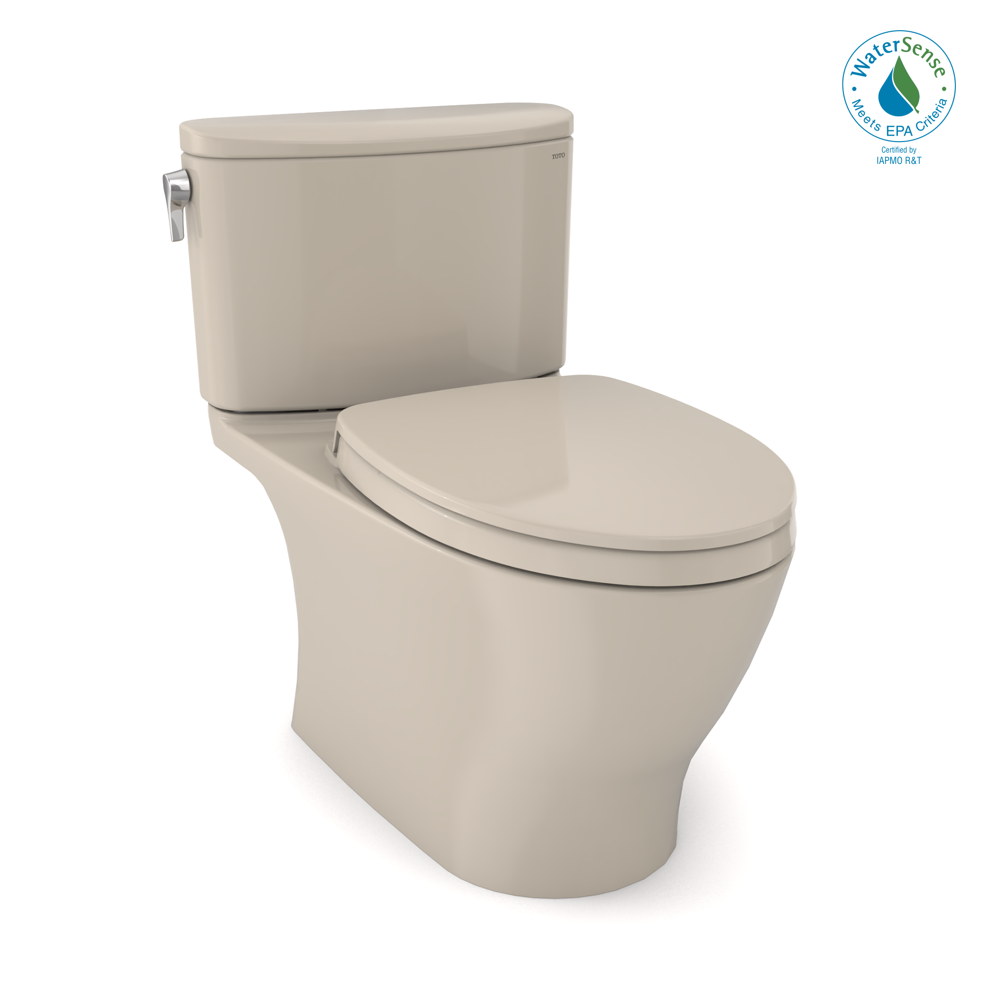 Toto, Toto MS442124CUFG#03 - Nexus 1G Two-Piece Elongated 1.0 GPF Universal Height Toilet with CEFIONTECTÃ