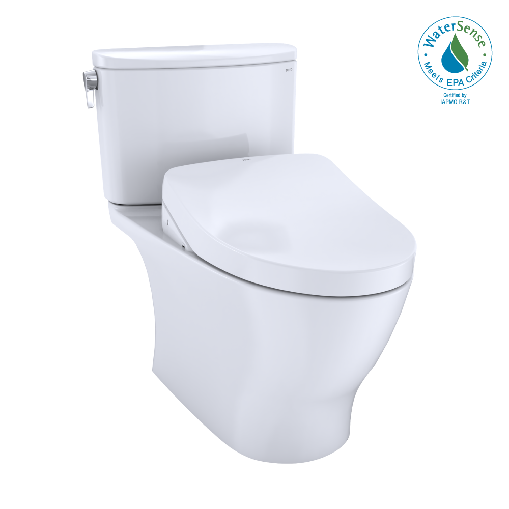 Toto, Toto MW4423046CEFGA#01 - Nexus 1.0 GPF Two Piece Elongated Chair Height Toilet with Tornado Flush Te