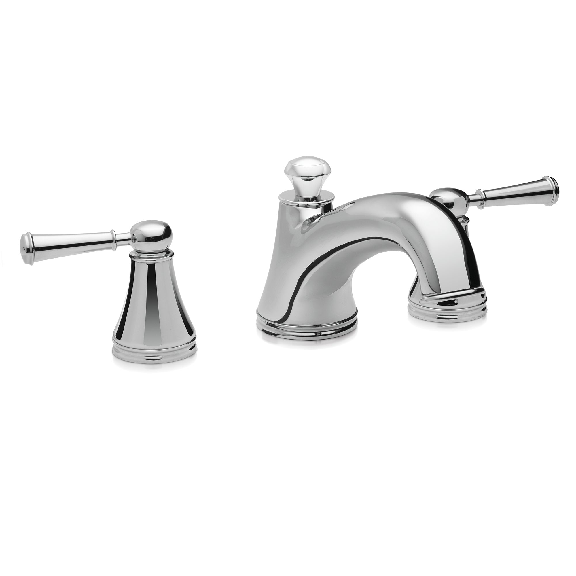 Toto, Toto TB220DD1#CP - Vivian 10" Three Hole Deck Mounted Roman Tub Filler Trim with Lever Handles- Poli