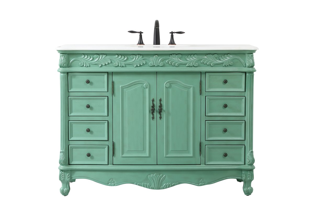 Elegant Decor, VF-1039VM 48" Single Bathroom Vanity in Vintage Mint