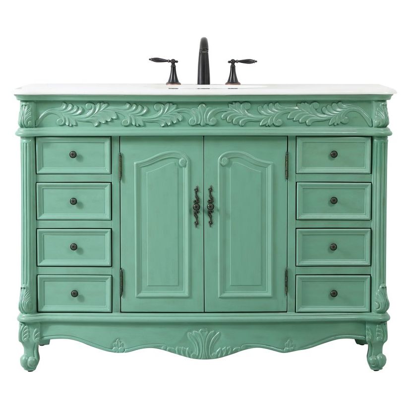 Elegant Decor, VF-1039VM 48" Single Bathroom Vanity in Vintage Mint