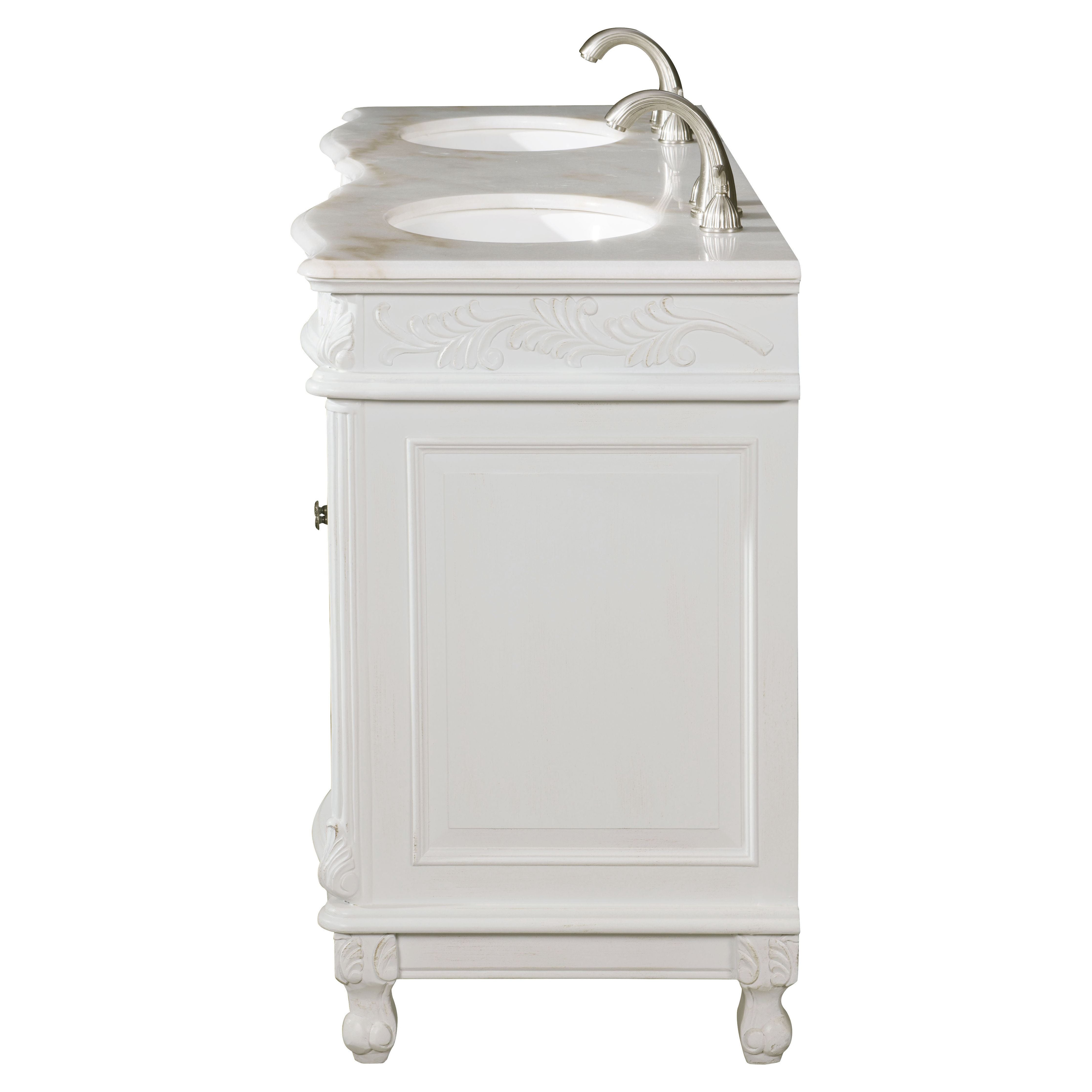 Elegant Decor, VF-1049 60" Double Bathroom Vanity