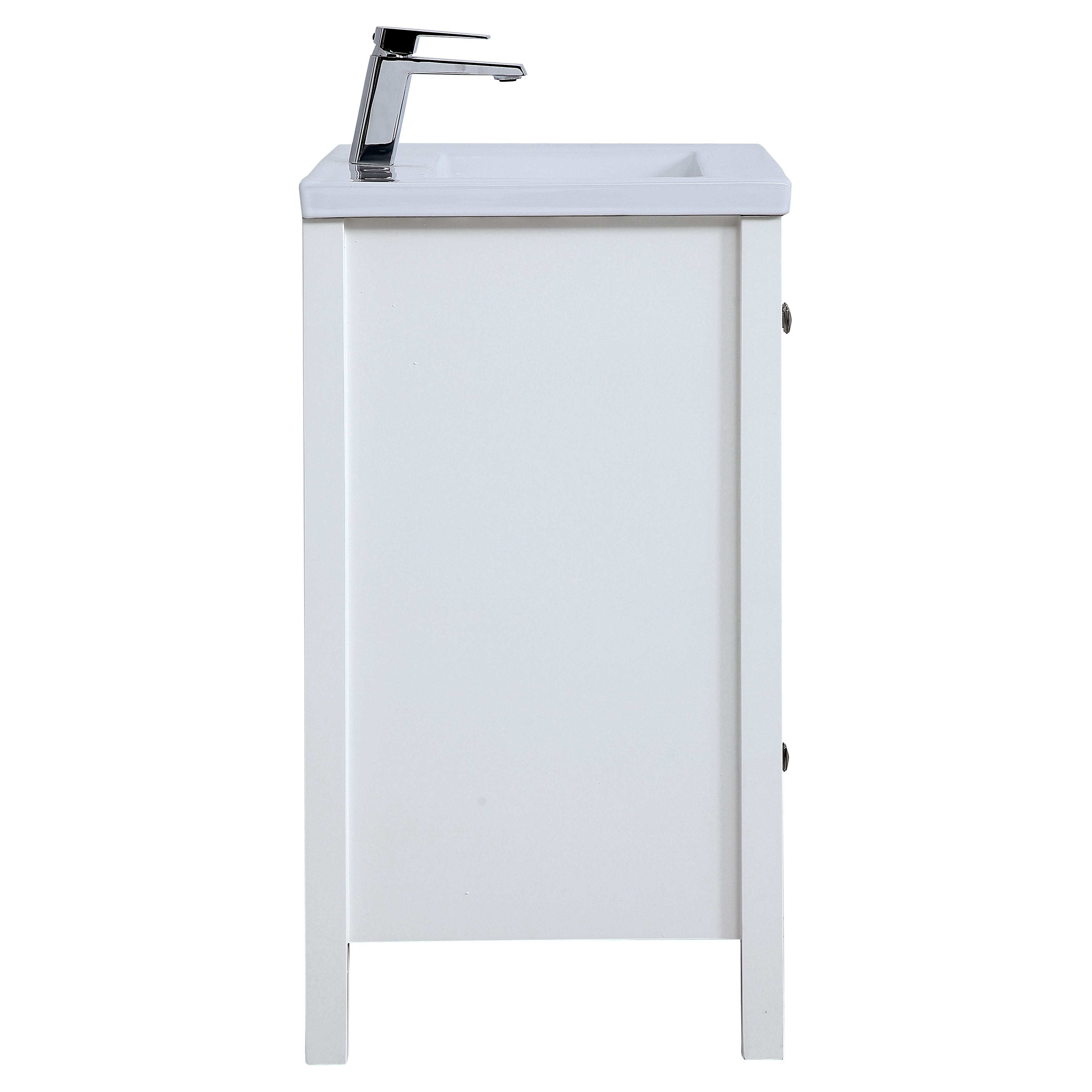 Elegant Decor, VF-2001 24" Single Bathroom Vanity Set in White