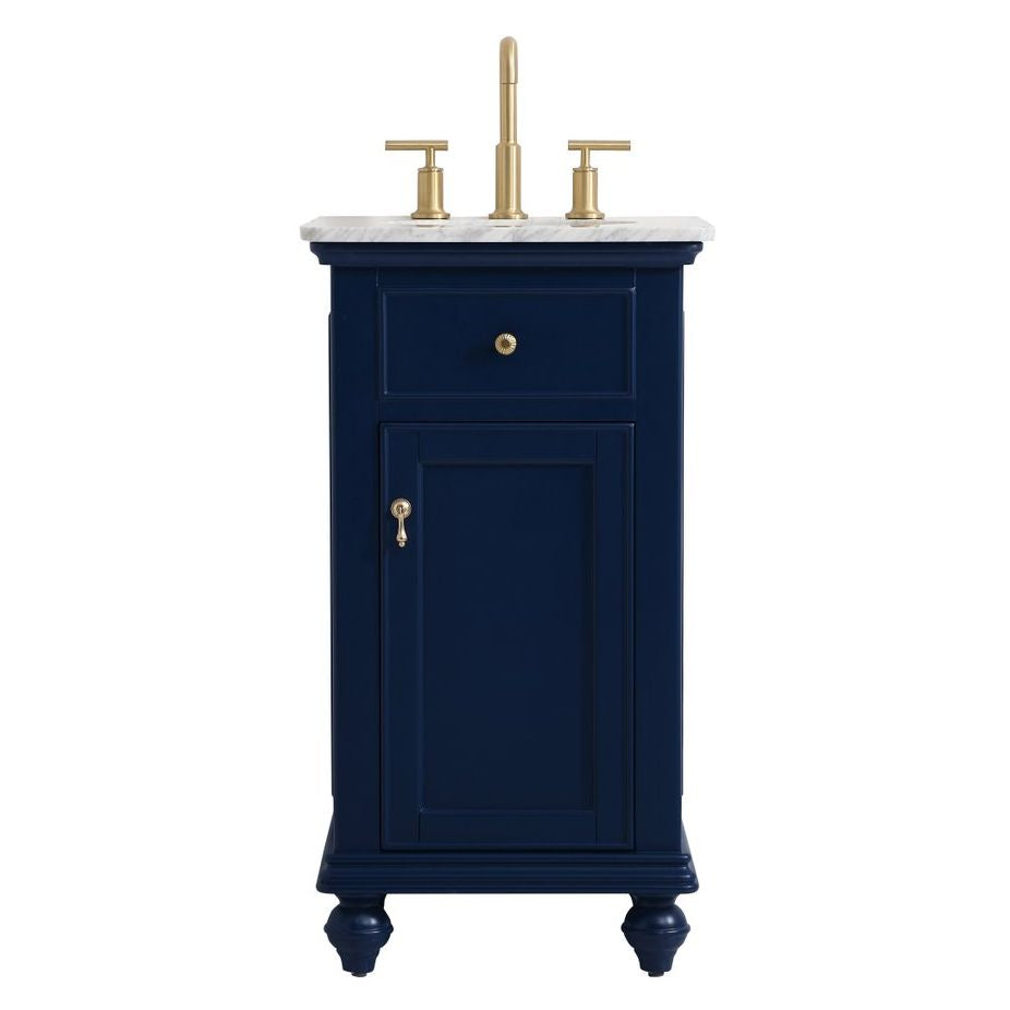 Elegant Decor, VF12319BL 19" Single Bathroom Vanity in Blue