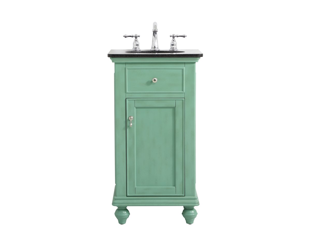 Elegant Decor, VF12319VM 19" Single Bathroom Vanity in Vintage Mint