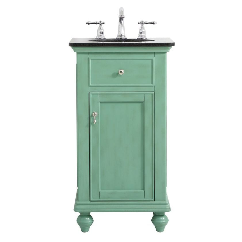 Elegant Decor, VF12319VM 19" Single Bathroom Vanity in Vintage Mint